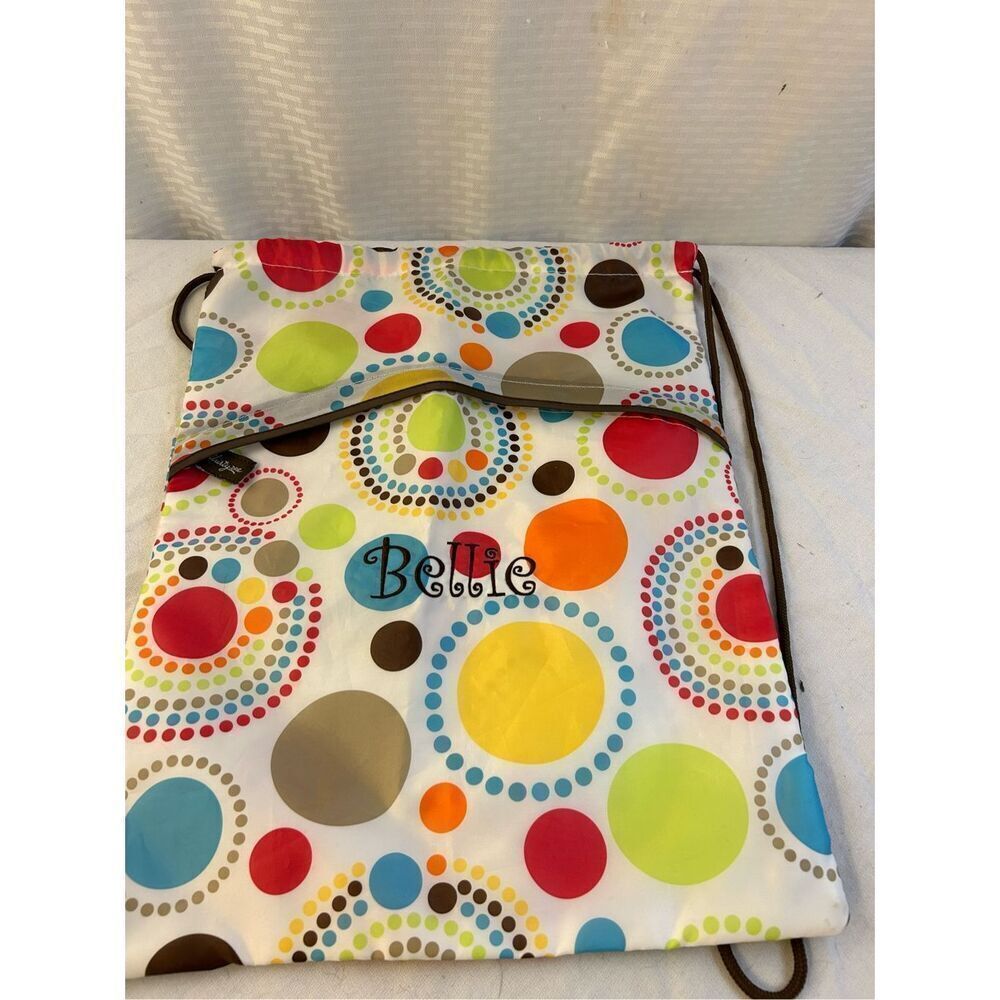 31 Thirty‎ one cinch sack name: “Bellie” Colorful Dots Circles  String Bag